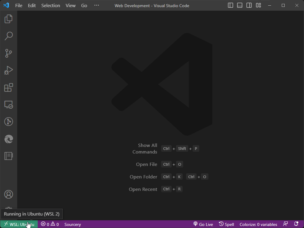WSL Ubuntu in VS Code